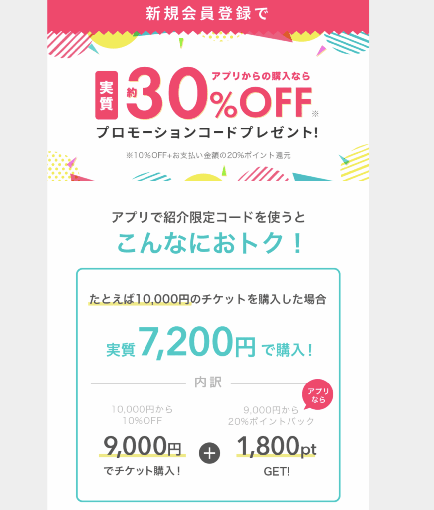 クーポンサイト、キレパスの割引