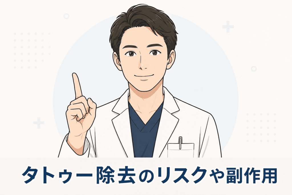 タトゥー除去のリスクや副作用