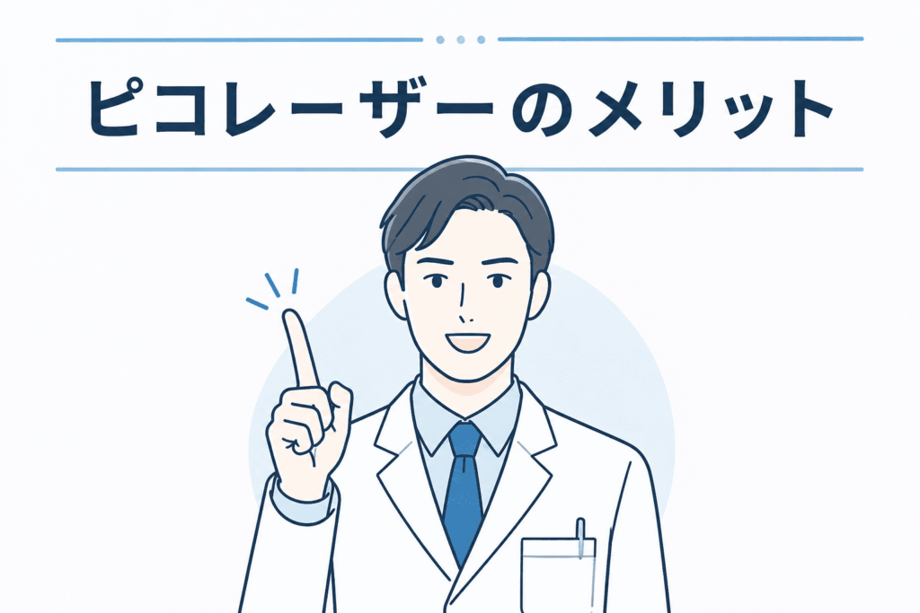 ピコレーザーのメリット